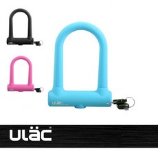 [물길상사+마트]-ULAC 브루클린 자물쇠 3종컬러 자전거악세서리 자전거도난방지 자전거잠금장치 자전거용열쇠 자전거자물쇠+LIVING쟈팡트, ★제품+선택★블랙N-6926