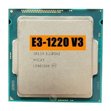 쿼드 코어 쿼드 스레드 CPU 프로세서 Xeon E3-1220 v3 E3 1220v3 E3 1220 v3 3.1 GHz 80W LGA 1150