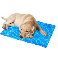 Frokom 강아지 쿨매트 반려동물 여름 방수 쿨방석, 물결무늬