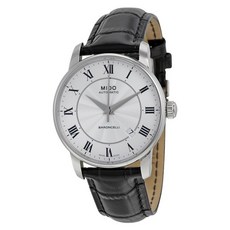 [M8600.4.21.4] Mido Baroncelli Automatic White Dial Men's Watch M86004214