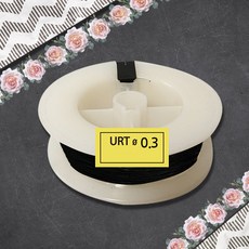 우레탄줄 C. 팔찌 목걸이 비즈공예 DIY 낚시줄 염주줄 팔찌줄 다용도줄 블랙 두께 0.3mm 길이50M 100M 1000M, 1개입, 블랙 0.3x50m