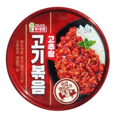 롯데 고추장고기볶음 80g, 롯데 고추장고기볶음 80g 8캔