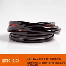 벽지 자체 접착 방수 방습 못생김 방지 벽보 3d 입체 벽 스티커 침실 따뜻한 배경 벽 가정용 셀프 벽지78446, 몰딩 블랙(폭8mm), 10미터 길이*50센티 너비