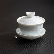 리이브스가르텐 결정 유약 뚜껑 찻잔 머그 본차이나 도자기 다구 전통 예쁜 생일 집들이 선물, 결정유약 여의 문화이트, 110ml, 1개