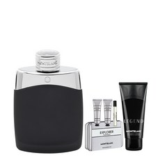 [코익퍼퓸] 몽블랑 레전드 애프터쉐이브 로션(남성용스킨) 100ML(+샤워젤 100ML+대용량 여행용 3종 키트), 단일속성 - 몽블랑레전드