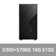 ASRock ASRock DeskMini X300 120W 디앤디컴 (베어본), X300+AMD 5700G 16G 512G