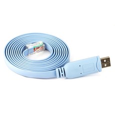 USB 콘솔 케이블 USB에서 RJ45 ADAPTER 콘솔 케이블 H3C 라우터 롤오버 콘솔 플랫 및 유연한 와이어 교체, 한개옵션0, 한개옵션0