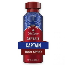 Old Spice Men's Body Spray Aluminum Free Captain 5.1 oz - 맨즈스프레이