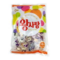 [3개 묶음할인]CW614 왕사탕 500g OWDE-1748 청우왕사탕 과일맛왕사탕 KINGCANDY 킹왕사탕