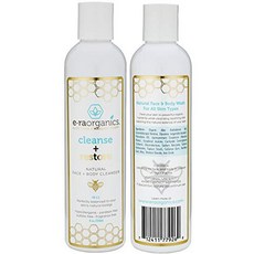 Era Organics - 알로에베라 + 마누카 꿀 페이스/바디 클렌저 용량 택1, Size = 8 Ounce Bottle, 본문참고, 본문참고