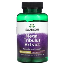 스완슨 메가 트리뷸러스 추출물 250mg 120정 테스토스테론부스터 사포닌, 1개