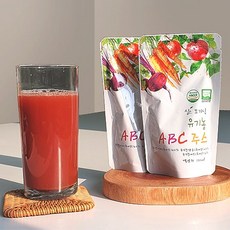 물 한방울 넣지않은 NFC착즙 생 유기농 ABC주스 120ml x 30개입, 유기농 ABC주스 120mlx30포, 30개