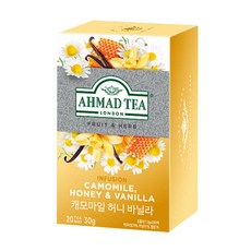 AHMAD TEA 蜂蜜香草洋甘菊茶包, 1.5g, 20包, 1盒