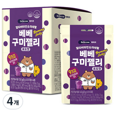 BEBECOOK 多種維生素和礦物質 Bebe 軟糖果凍 4p, 4個, 252g
