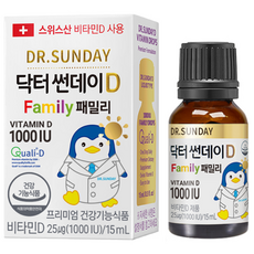 DR.SUNDAY D 維生素D補充劑 1000IU, 15ml, 1瓶