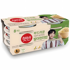 햇반 발아현미밥, 210g, 8개