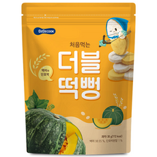 베베쿡 처음먹는 더블떡뻥 30g, 1개, 백미 + 단호박 혼합맛