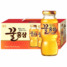 웅진 꿀 홍삼 혼합 음료, 180ml, 12개