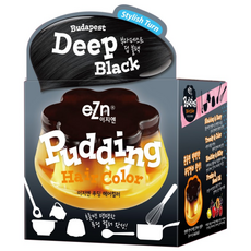 EZN 搖搖布丁染髮劑, Budapest Deep Black, 1盒
