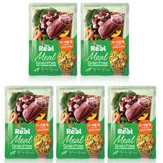 하림펫푸드 전연령 강아지 더리얼 밀 그레인프리 화식사료, 오리, 60g, 5개