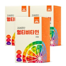 고려은단 멀티비타민 구미, 60회분, 3개
