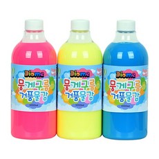 뭉게구름 거품물감 리필 1000ml 3색 - A / 키즈맘아트 거품 목욕 촉감 오감 발달 물감 미술 놀이 핑거페인트 유아 비누방울 드로잉카페 키즈카페 집콕 엄마표미술 홈스쿨, 본품선택