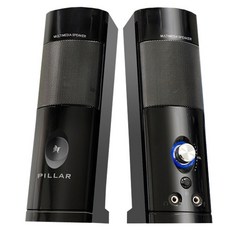 필라 2채널 스피커, CS-5100, 블랙
