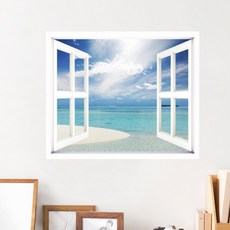 창문형풍경스티커