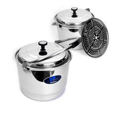 키친아트 찜기 들통, 30cm, 실버, 1개