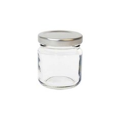 글라스락 일자형 밀폐 유리용기 실버, 120ml, 1개