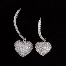 하트볼륨귀걸이