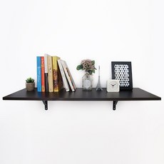 위드금창 와이드 코팅 벽선반 DIY, 검정월넛