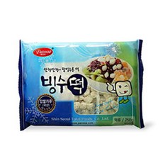 [커피붐] (팥모아) 팥빙수 떡 250g /팥빙수재료/빙수떡, 1개