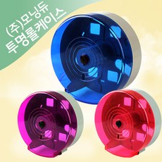 모닝듀 투명 점보롤 휴지케이스 바이올렛, 1개