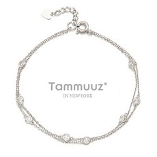 화이트골드팔찌