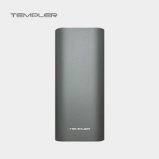 템플러 보조배터리 GST-TEM-13000MAH, 다크그레이
