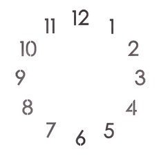 시계스텐실도안