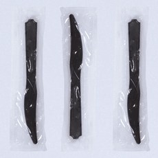테이크아웃 나이프 개별 비닐포장 블랙 100개