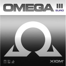 엑시옴 오메가 3 유럽 /탁구러버 탁구용품, 블랙
