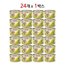 테비토퍼 아리 고양이 간식캔, 타우린, 80g, 24개