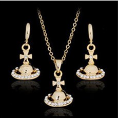 3종14k고품질도금세트실버골드진주지르코니아