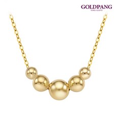[골드팡] 14k/18k 뷰티끄 골든볼 목걸이[3mm/4mm/5mm]
