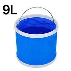 제이앤씨 접이식 물통 9L 11L, 9L접이식물통-블루, 1개