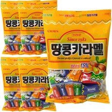 크라운 땅콩카라멜, 120g, 5개