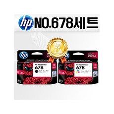 HP 678 잉크 검정+컬러 세트 HP3545 HP4645 HP2545 HP3540