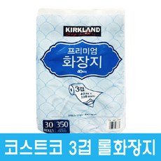 커클랜드 프리미엄 화장지 3겹 롤화장지 30롤, 1팩