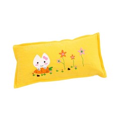 한성실업 메밀 메모리폼 천연라텍스 유아동베개, 01_당근토끼메밀베개 / 07_옐로우(S), 1개