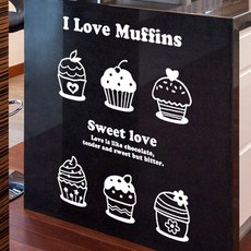 커피그림시트지