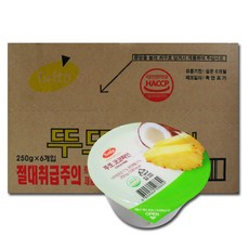 SB/뚜또 코코파인애플 250g -6개/젤리/푸딩, 6개입