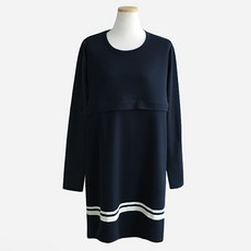 마더라이크 T.총알테프나염수유반피스/수유복/임부원피스